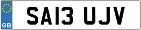 Truck License Plate